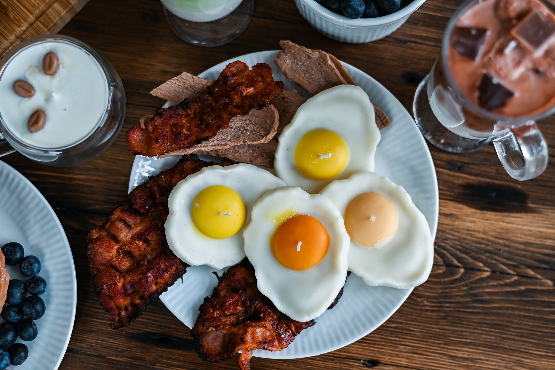 Egg candle / fried egg candle / food candle / funny candle / cute candle / unique candle / eggs for breakfast / egg lover